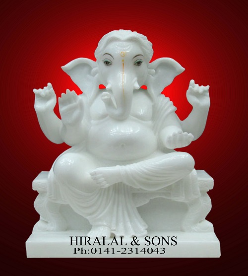 Ganpati Marble Statue in Jaipur